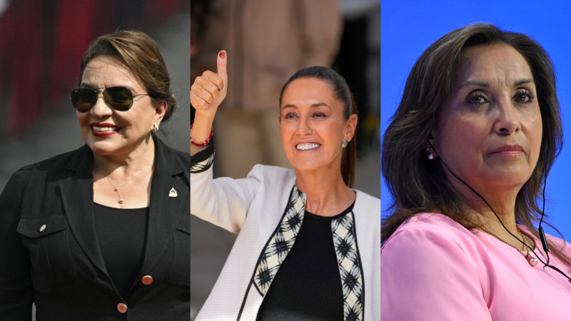 Dina, Xiomara y Claudia.