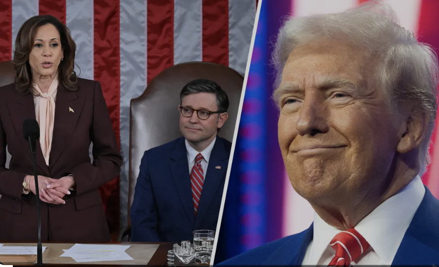 KAMALA HARRIS CERTIFICA A DONALD TRUMP COMO PRESIDENTE 47 DE LOS ESTADOS UNIDOS EN EL CONGRESO..!!!