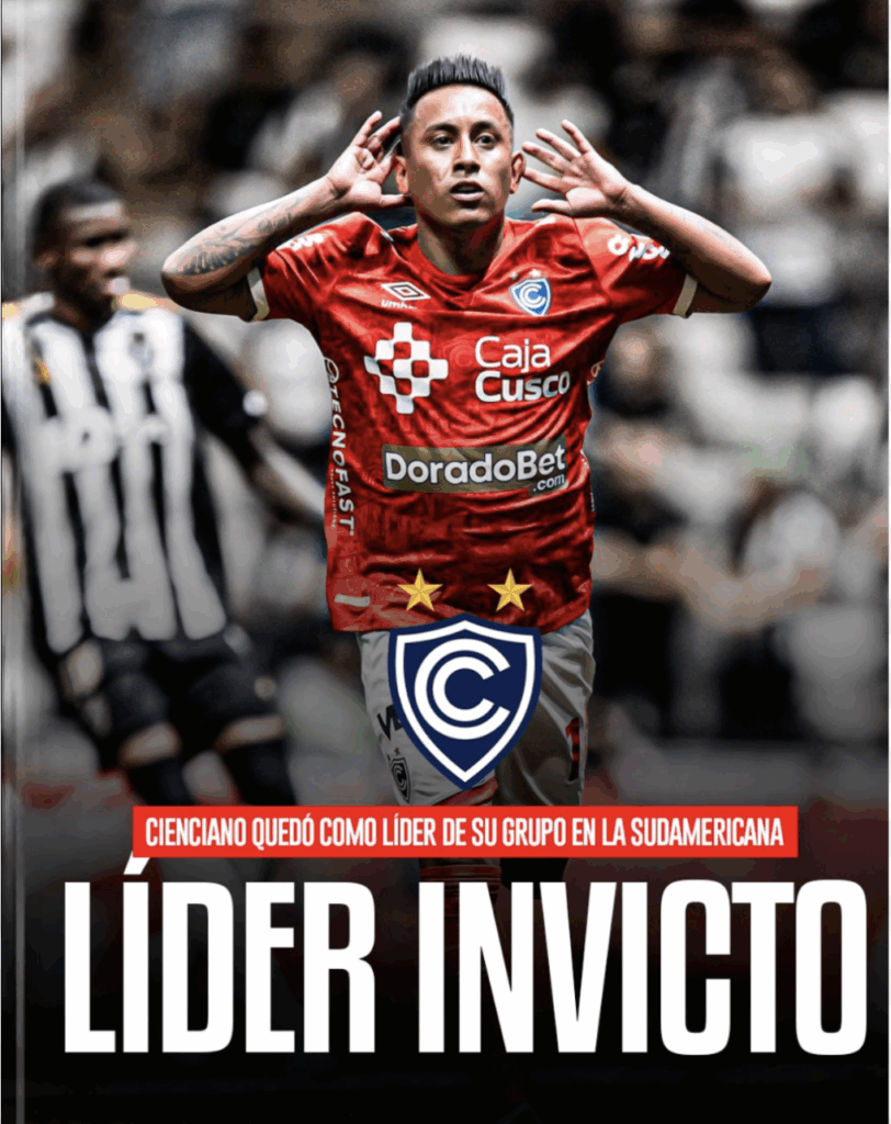 ¡EL PAPÁ CIENCIANO INVICTO Y LÍDER EN LA SUDAMERICANA TRAS EMPATE ÉPICO EN BRASIL..!!!!!!