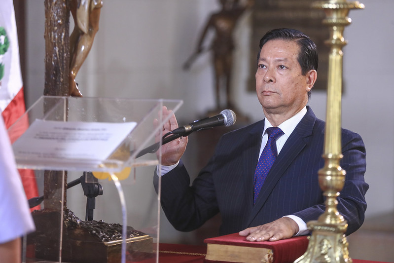 DINA BOLUARTE :  JURAMENTA A SU CUARTO GABINETE CON MINISTRO DE JUSTICIA ARANA,  DE PREMIER…!!…