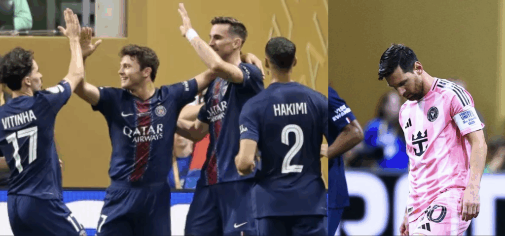 ¡HUMILLACIÓN EN LA CANCHA! PARIS SAINT GERMAIN ARROLLA 4-0 AL INTER MIAMI DE MESSI Y SUÁREZ..!!!!