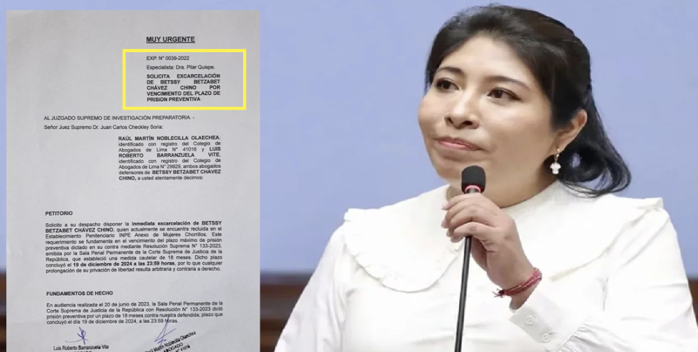 DE MAL A PEOR EN LA JUSTICIA EL TRIBUNAL CONSTITUCIONAL ORDENA LIBERTAD DE BETSSY CHÁVEZ POR VENCIMIENTO DE DETENCIÓN..!!!!
