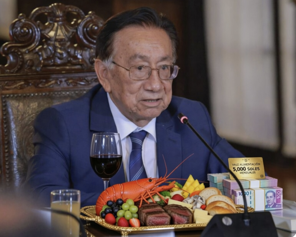 BALCÁZAR NO SE QUEDA ATRÁS QUIERE SU TARJETA DORADA DE ALIMENTACIÓN CON CARGA MENSUAL DE 5 MIL SOLES..!!!