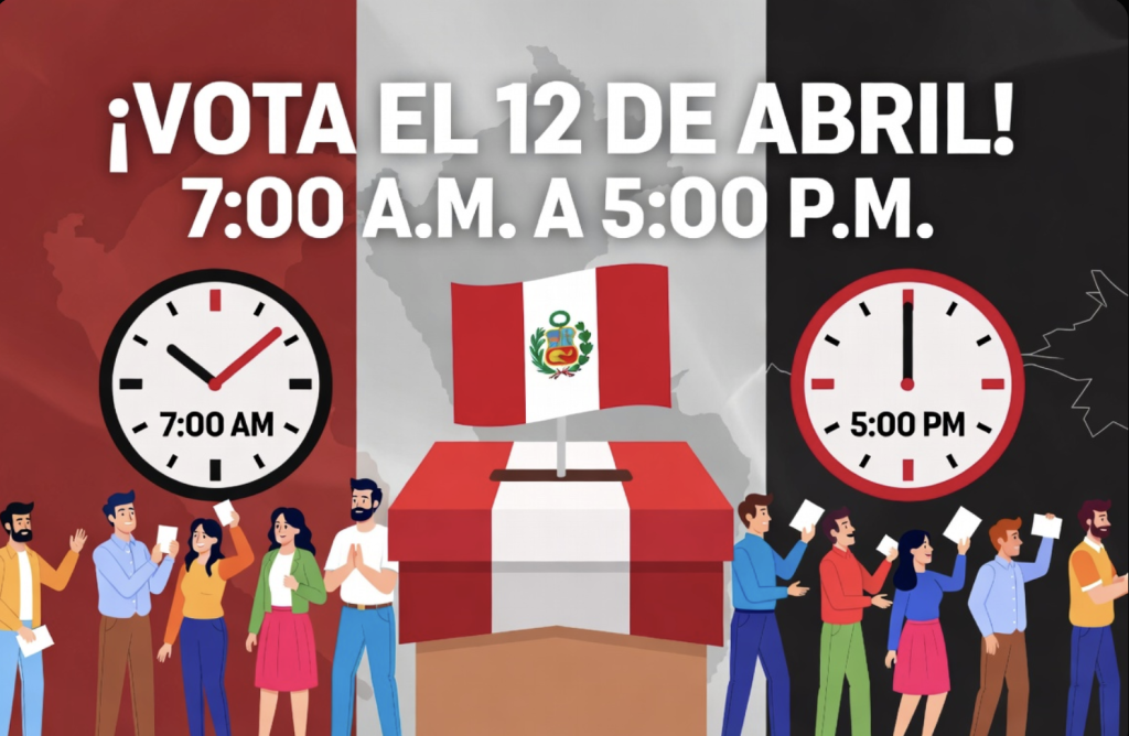 ¡NO LLEGUES TARDE! ASÍ FUNCIONARÁ LA VOTACIÓN EL 12 DE ABRIL..!!!!!