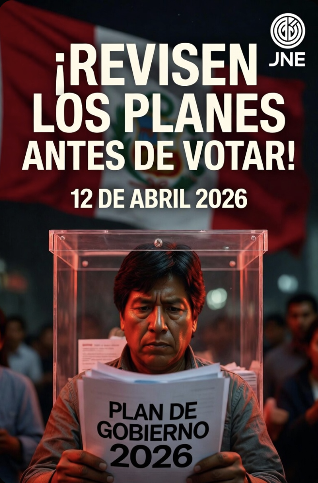 ¡VOTA CON CONCIENCIA ESTE 12 DE ABRIL O SIGUE SIENDO CÓMPLICE DE LA DESTRUCCION DE NUESTRO PAIS..!!!!!!!!!