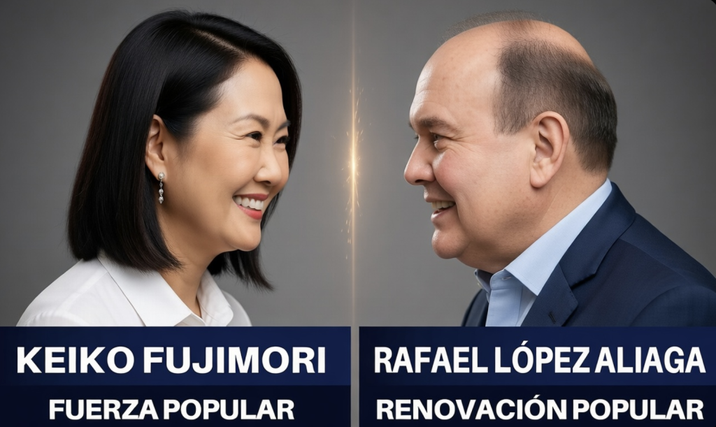 ¡SEGUNDA VUELTA CONFIRMADA! KEIKO FUJIMORI Y RAFAEL LÓPEZ ALIAGA DEFINIRÁN QUIÉN GOBERNARA EL PERÚ..!!!!!!!