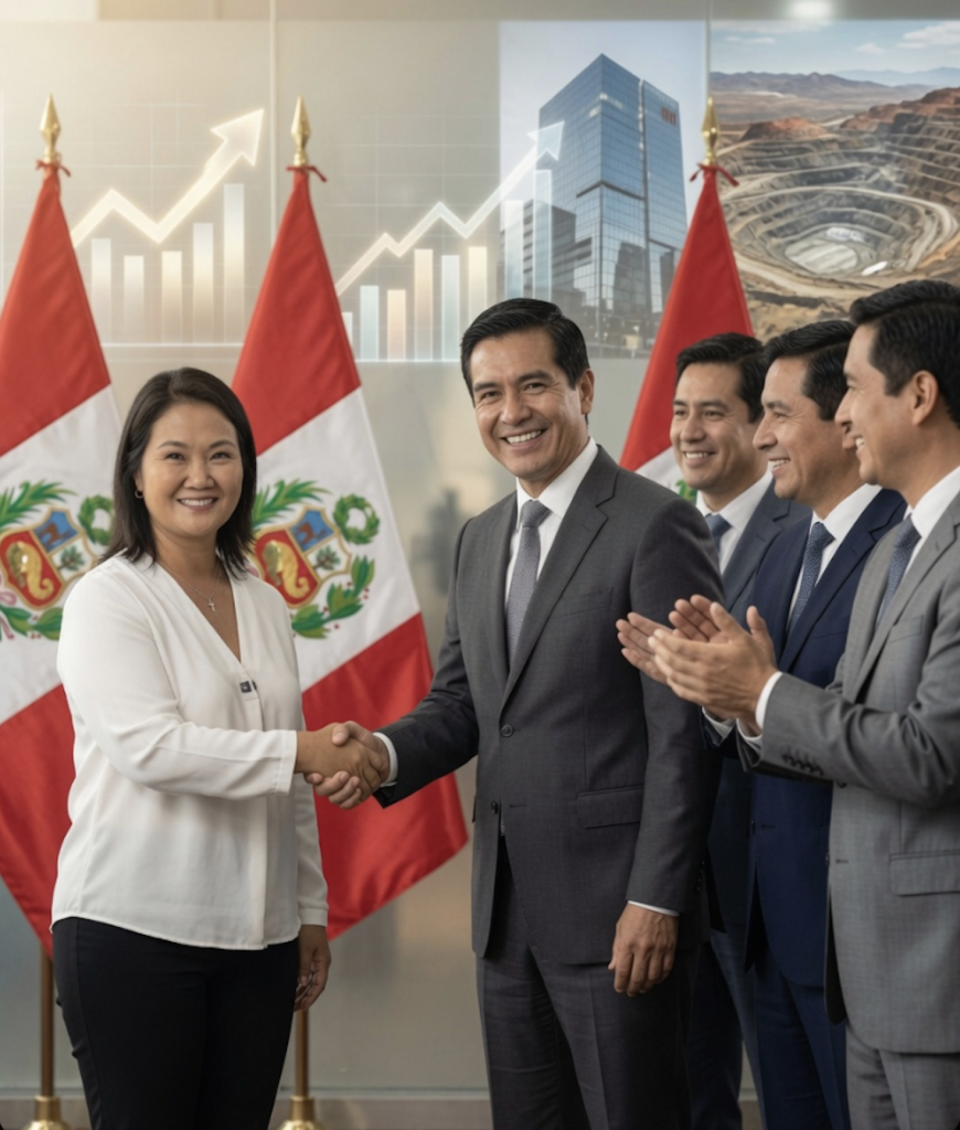GRANDES EMPRESARIOS SALUDAN EL TRIUNFO DE KEIKO FUJIMORI Y ANUNCIAN NUEVAS INVERSIONES..!!!!!!