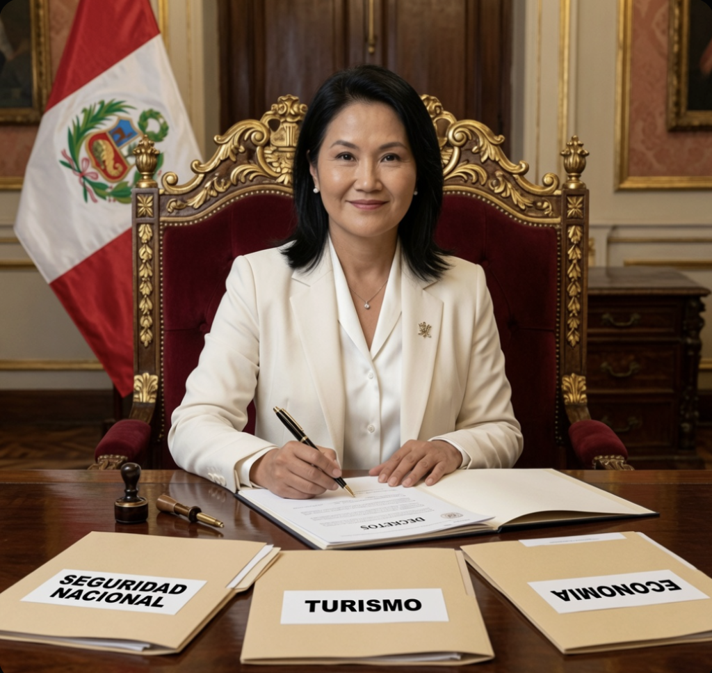 ¡EL PERÚ ELIGIÓ ORDEN! KEIKO GOBIERNARÁ CON FIRMEZA..!!!!!!!!