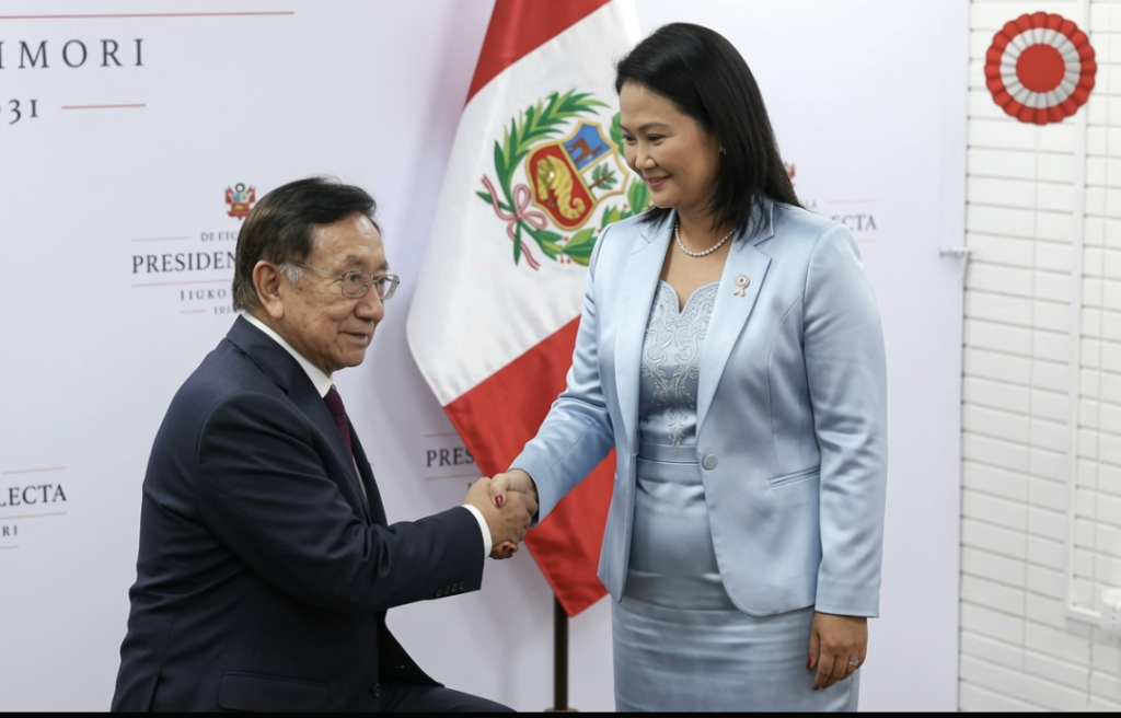 PRESIDENTA ELECTA KEIKO FUJIMORI ANUNCIA REUNIÓN EN PALACIO TRAS ENCUENTRO CON PRESIDENTE BALCÁZAR..!!!!