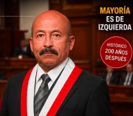 POR PRIMERA VEZ LA IZQUIERDA PERUANA AL MANDO DE LA CÁMARA POLÍTICA..!!!!