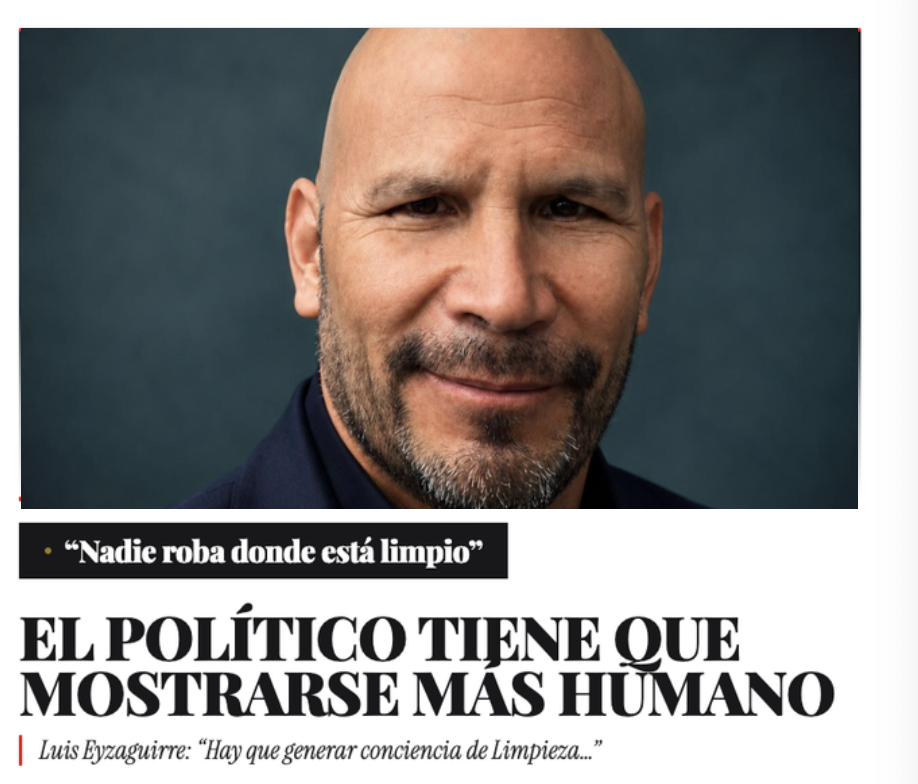 EL POLITÍCO TIENE QUE MOSTRARSE MAS HUMANO..!!