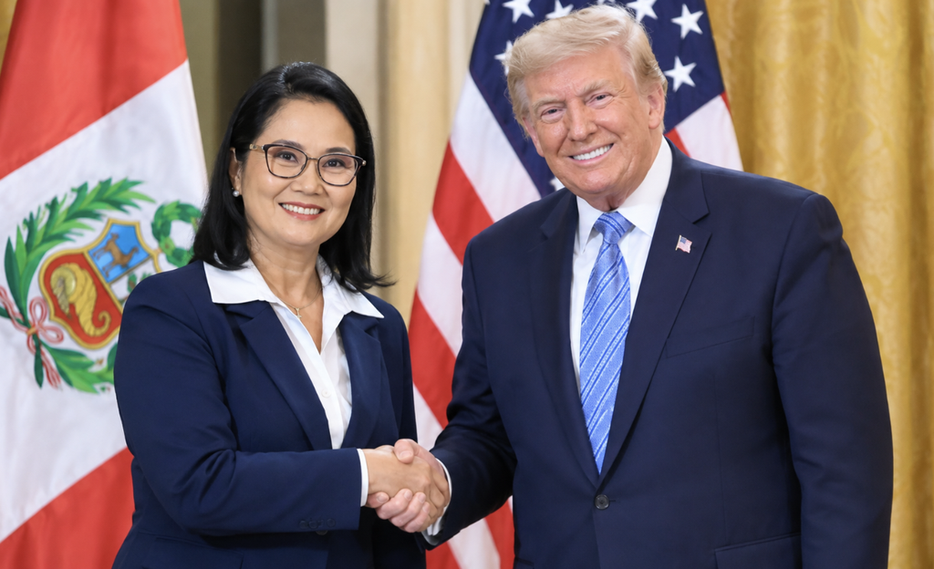 PRESIDENTA KEIKO FUJIMORI Y EL PRESIDENTE  DONALD TRUMP FRENTE AL MUNDO, EL PERÚ LLEGA A LA ONU..!!
